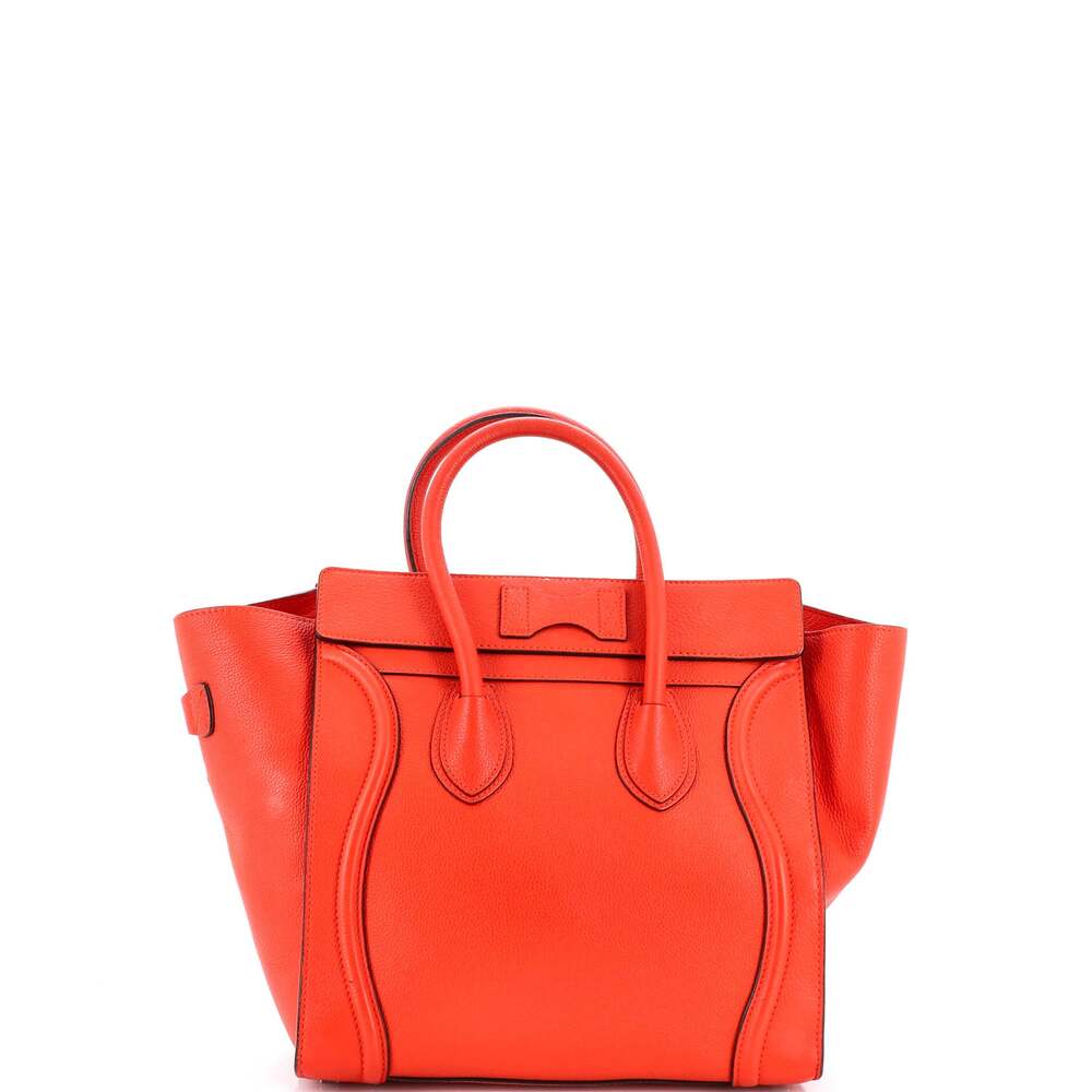 Celine Luggage Bag Grainy Leather Mini #247210C79B - Picture 3 of 8